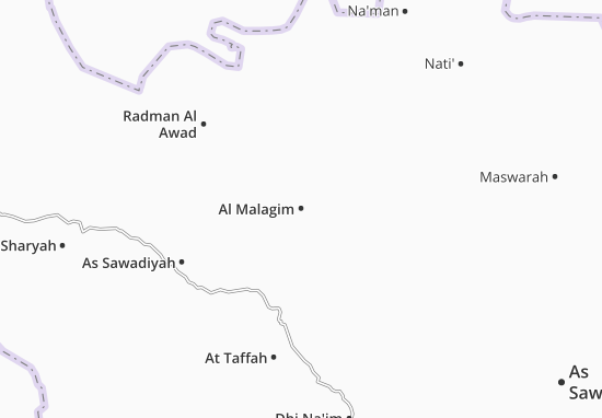 Kaart Plattegrond Al Malagim
