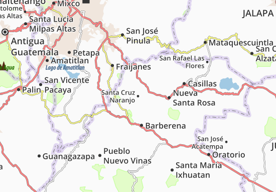 Karte Stadtplan Santa Cruz Naranjo