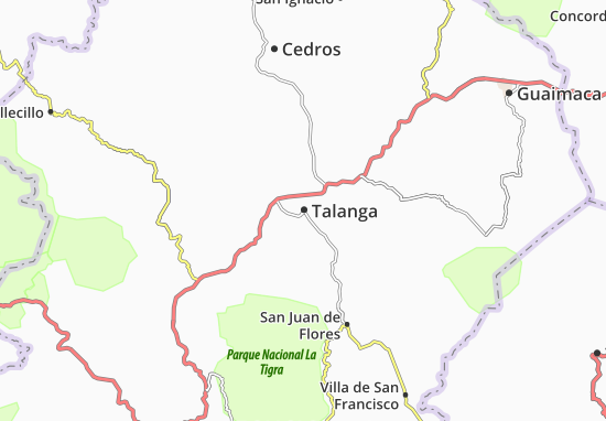 Karte Stadtplan Talanga