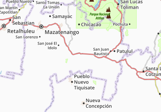 Kaart Plattegrond Río Bravo