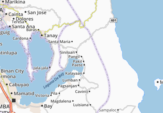 Karte Stadtplan Pangil