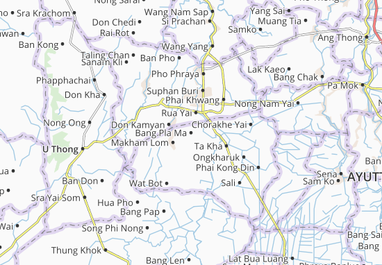 Bang Pla Ma Map