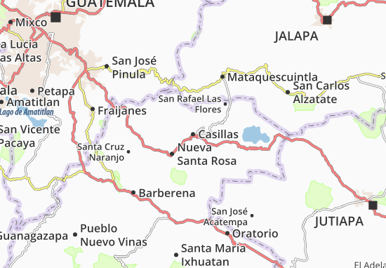 Kaart Plattegrond Casillas