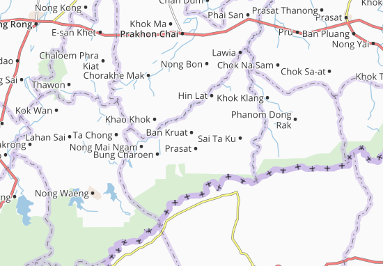 Karte Stadtplan Ban Kruat