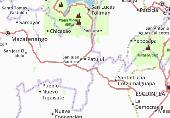 Patulul Map