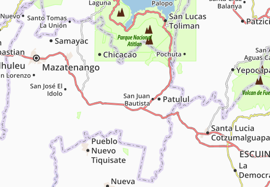 Kaart Plattegrond Santa Barbara