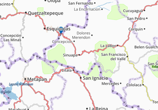 Karte Stadtplan Sinuapa