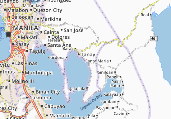 Pililla Map