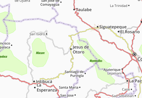 Kaart Plattegrond Jesus de Otoro