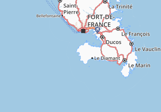 Karte Stadtplan Les Anses-d&#x27;Arlet
