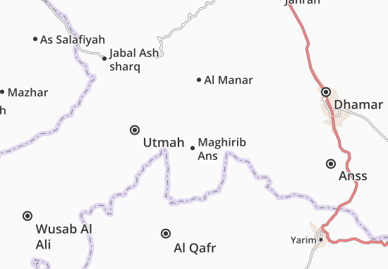 Karte Stadtplan Maghirib Ans