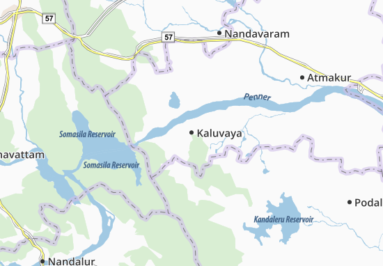 Karte Stadtplan Kaluvaya