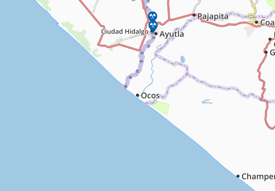 Karte Stadtplan Ocos