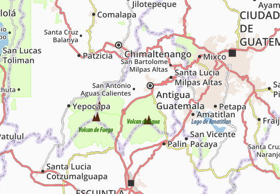 Kaart Plattegrond Ciudad Vieja