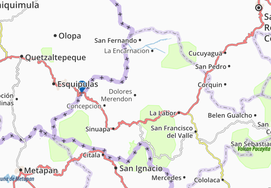Mapa Dolores Merendon