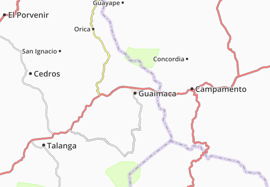 Guaimaca Map