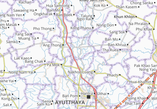 Karte Stadtplan Maha Rat