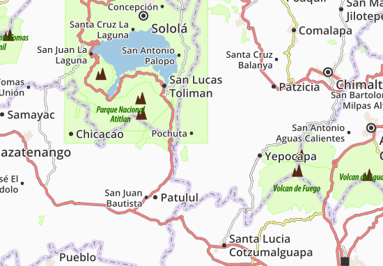 Kaart Plattegrond Pochuta