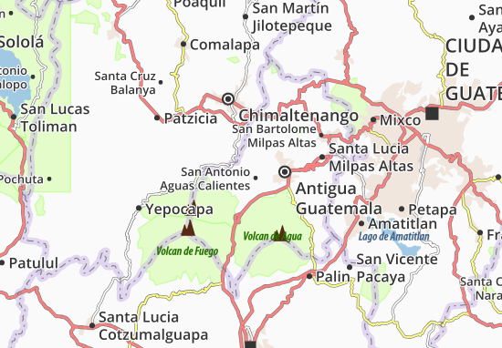 Santa Catarina Barahona Map