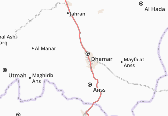 Kaart Plattegrond Dhamar