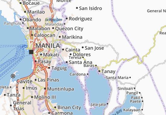 Karte Stadtplan Teresa