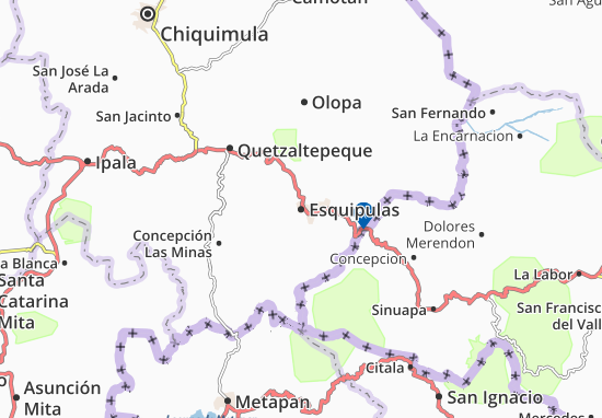 Karte Stadtplan Esquipulas