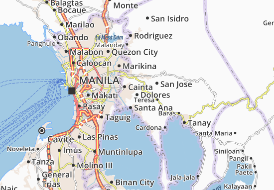 Karte Stadtplan Dolores