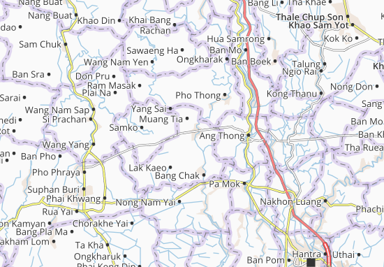 Kaart Plattegrond Wiset Chai Chan