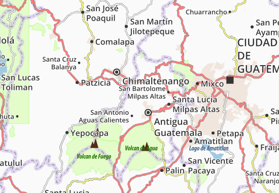 Karte Stadtplan Pastores