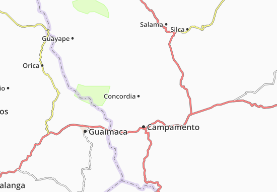 Kaart Plattegrond Concordia
