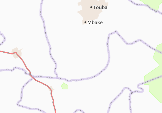 Karte Stadtplan Mbagne Seo