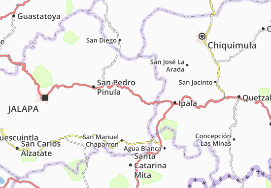 San Luis Jilotepeque Map