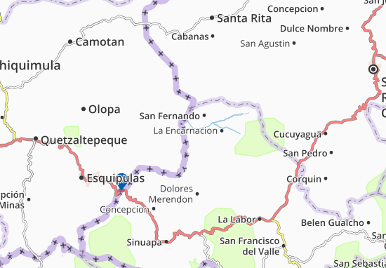 Karte Stadtplan San Jorge