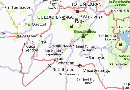 Karte Stadtplan El Palmar
