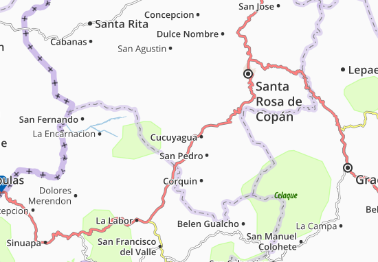 Kaart Plattegrond La Union