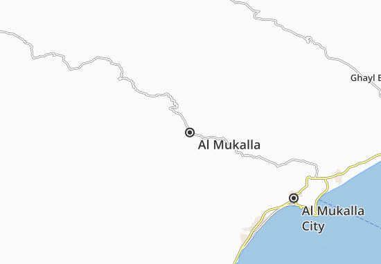 Mapa Al Mukalla