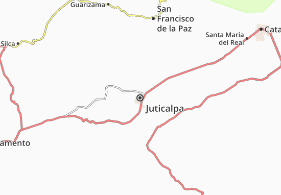 Mapa Juticalpa