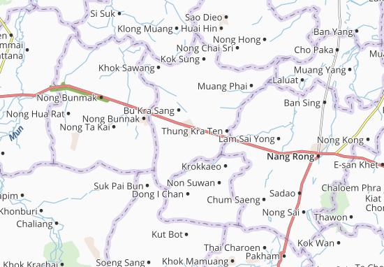 Karte Stadtplan Nong Ki
