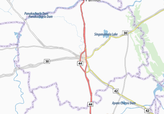 Mapa Anantapur