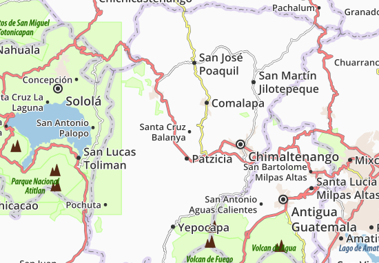 Santa Cruz Balanya Map