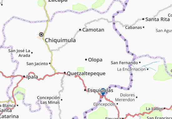 Karte Stadtplan Olopa