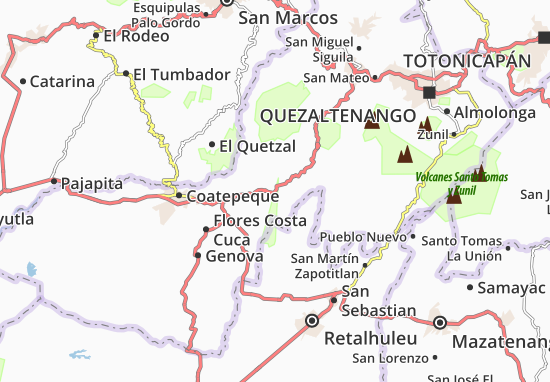Kaart Plattegrond Colomba