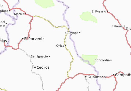 Mapa Orica