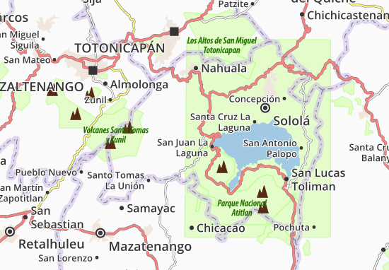Karte Stadtplan Santa Maria Visitacian