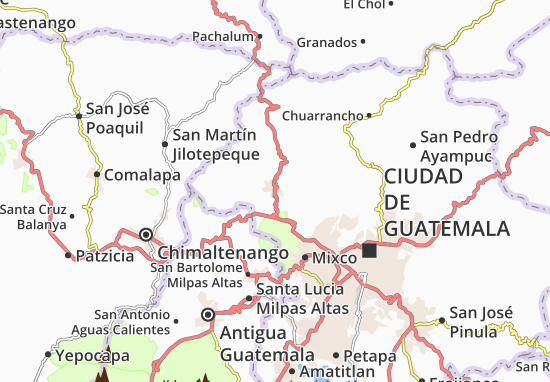 Mappe-Piantine San Juan Sacatepéquez