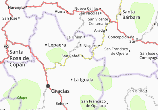 Karte Stadtplan San Rafael