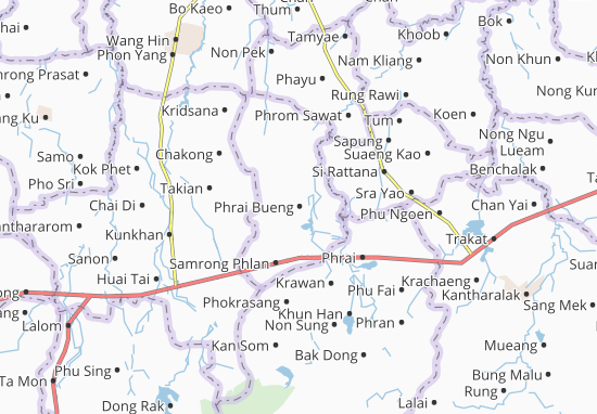 Phrai Bueng Map