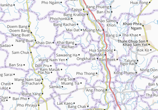 Karte Stadtplan Sawaeng Ha