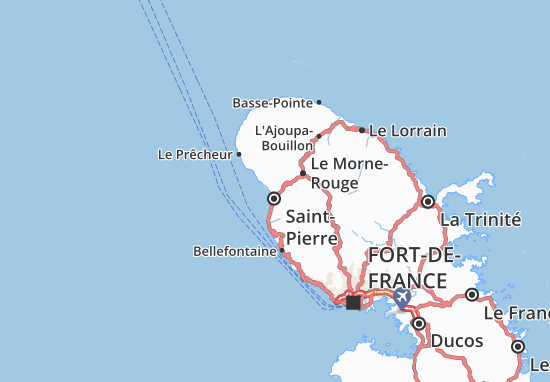 Kaart Plattegrond Allée Pécoul