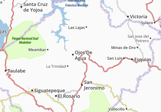 Kaart Plattegrond La Libertad
